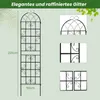 GOPLUS Rankgitter Metall 2er-Set, Sichtschutz Garten, 220 Produktbild-Vorschau 7
