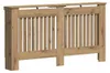 A wooden radiator cover with a slatted front. Náhľad obrázku produktu