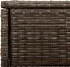 Gartenschrank Braun 105x55x113 cm Poly Rattan Produktbild-Vorschau 10