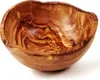 Schale aus Olivenholz mit Naturrand 18 cm Produktbild-Vorschau 3