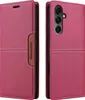 A pink flip wallet phone case for a Samsung Galaxy A16 5G/4G is shown from two angles. Produktbild-Vorschau
