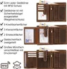 RFID Büffel Echt Leder Geldbörse Portemonnaie Herren mit Produktbild-Vorschau 4