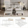 Merax Metalen stapelbed, 140x200 + 90x200 cm, kinderbed met Productafbeelding-voorbeeld 7