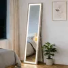 HOMCOM Ganzkörperspiegel 40 x 160 cm Standspiegel mit Produktbild-Vorschau 2