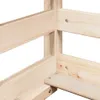 Close-up view of the wooden frame of a bed. Náhled obrázku produktu