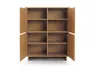 BETTSO Highboard SUNA Japandi Schrank Kommode hoch Eiche Produktbild-Vorschau 3