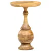 vidaXL Okrągły stolik boczny 43 x 43 x 66 cm z litego Podgląd zdjęcia produktu 8