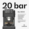 KlarsteinSteelPresso Touch ekspres do kawy kolbowy, ekran Podgląd zdjęcia produktu 2