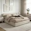 Polsterbett MARINI Doppelbett 140x200 cm in beige -  Bett Produktbild-Vorschau 1