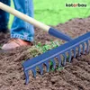 KOTARBAU® Hrablo na lístie 49 cm Kovové hrablo na trávu a Náhľad obrázku produktu 4
