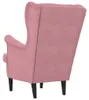 vidaXL Sessel Rosa Samt Produktbild-Vorschau 5