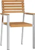 vidaXL : Ensemble de 6 chaises de jardin en bois d'acacia Voir les images du produit 4