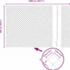 vidaXL Zaunpfosten Grün 10 x 1 m (40 x 40 mm Maschen) Stahl Produktbild-Vorschau 6