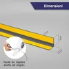 HOLZBRINK Battiscopa adesivo in PVC grigio scuro 18x18mm, Anteprima dell’immagine prodotto 4