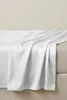 Spannbettlaken aus Satin-Baumwolle 140x200 Weiss Produktbild-Vorschau 4