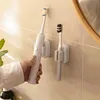 2er-Set Zahnbürstenhalter zur Wandmontage, wasserdichter Produktbild-Vorschau 2