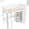 Flieks Lit superposé 90x200cm avec bureau et armoire, lit Voir les images du produit 4
