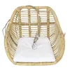 Hängesessel aus Rattan mit Kissen, Korbsessel, Produktbild-Vorschau 6