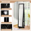 COSTWAY Armoire à bijoux, armoire à glace avec miroir Voir les images du produit 7
