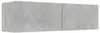 vidaXL TV skrinka betónová sivá 120x30x30 cm odvodený Náhľad obrázku produktu 1