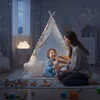 Tente tipi Mamabrum pour enfants avec tapis, coussins et Voir les images du produit 12