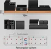 Organizzatore da scrivania regolabile - Pannello magnetico Anteprima dell’immagine prodotto 2