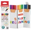 STABILO Fineliner - punta 88 - set da tavolo 18 zig-zag - Anteprima dell’immagine prodotto 1