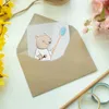 Mr. & Mrs. Panda babykarte Maler Herz - Grau Pastell - Produktbild-Vorschau 3