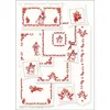 A collage of various embroidered religious motifs and designs. Produktbild-Vorschau