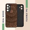 kwmobile Handyhülle für Samsung Galaxy A55 5G Hülle Holz - Produktbild-Vorschau 4