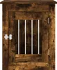vidaXL Gabbia per cani in stile arredamento in rovere Anteprima dell’immagine prodotto 7