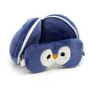 Relaxeazzz Oreiller de voyage pingouin en peluche & masque Voir les images du produit 4