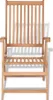 vidaXL Verstellbare Gartenstühle 2 Stk. Massivholz Teak Produktbild-Vorschau 3