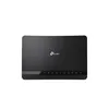 A black TP-Link router is shown against a white background. Produktbild-Vorschau