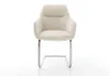 DELIFE Freischwinger Pejo-Flex Cord Beige Freischwinger Produktbild-Vorschau 2