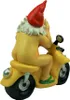 Nackter Zwerg auf dem Roller Gartenzwerg H 28cm Gartenfigur Produktbild-Vorschau 4
