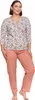 Damen Zweiteiliger Pyjama Mit Blumenmuster Moraj Bequem Produktbild-Vorschau 3