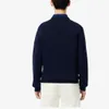 Lacoste Logo-Strick-Sweatshirt, Blau XL Produktbild-Vorschau 8