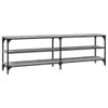 vidaXL TV-Schrank Grau Sonoma 160x30x50 cm Holzwerkstoff Produktbild-Vorschau 1