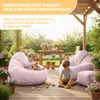 Dreamroots Puf Worek Sako dla dzieci 70x70x70 cm z oparciem Podgląd zdjęcia produktu 5