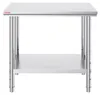 Table de travail en acier inoxydable 900 x 600 x 70 mm Voir les images du produit 10