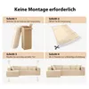 COMHOMASofa Big-Sofa, Canapé en L, Canapé d'angle, Voir les images du produit 6