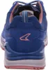 The back view of a blue LOWA women's hiking shoe. Voir les images du produit