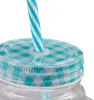relaxdays 32 x sklenice na pití s brčkem Náhled obrázku produktu 6
