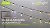 Solární LED girlanda 10m +10 x G45 E27 0,3W 2700K Náhled obrázku produktu 5