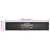 vidaXL Küchenteppich Waschbar Küche Schwarz 60x300 cm Samt Produktbild-Vorschau 4