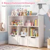 COSTWAY Kinderregal , Bücherregal Kinder mit Boxen auf Produktbild-Vorschau 6