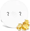 A white circular object with a smiley face and a pile of rotini pasta in the foreground. Náhled obrázku produktu