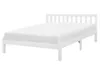BELIANI Bett Weiß Kiefernholz mit Lattenrost 160 x 200 cm Produktbild-Vorschau 1