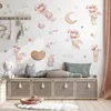 Muralo Wandaufkleber Set für Kinderzimmer HÄSCHEN Wolken Produktbild-Vorschau 2